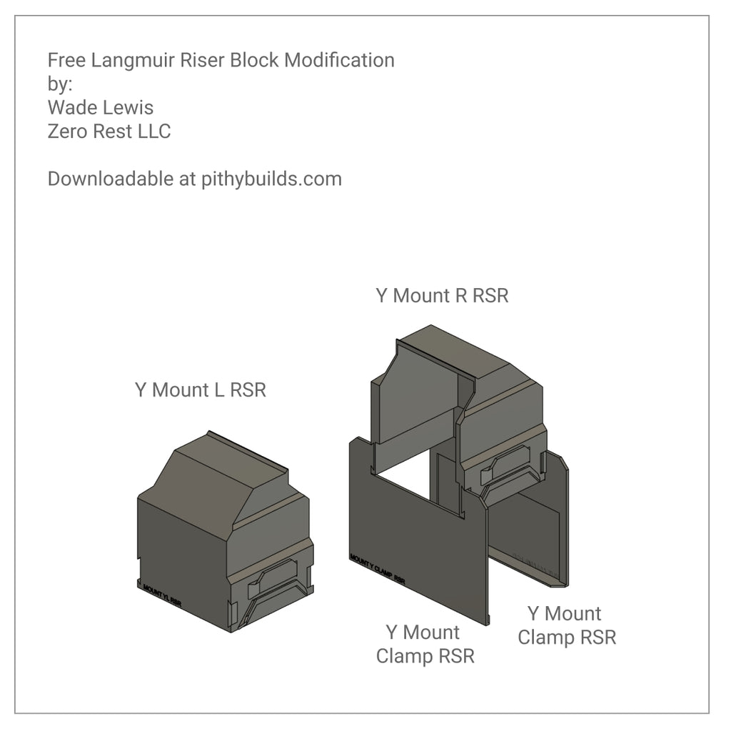 MR-1 Rail Covers Riser Block Modification (Free Download)