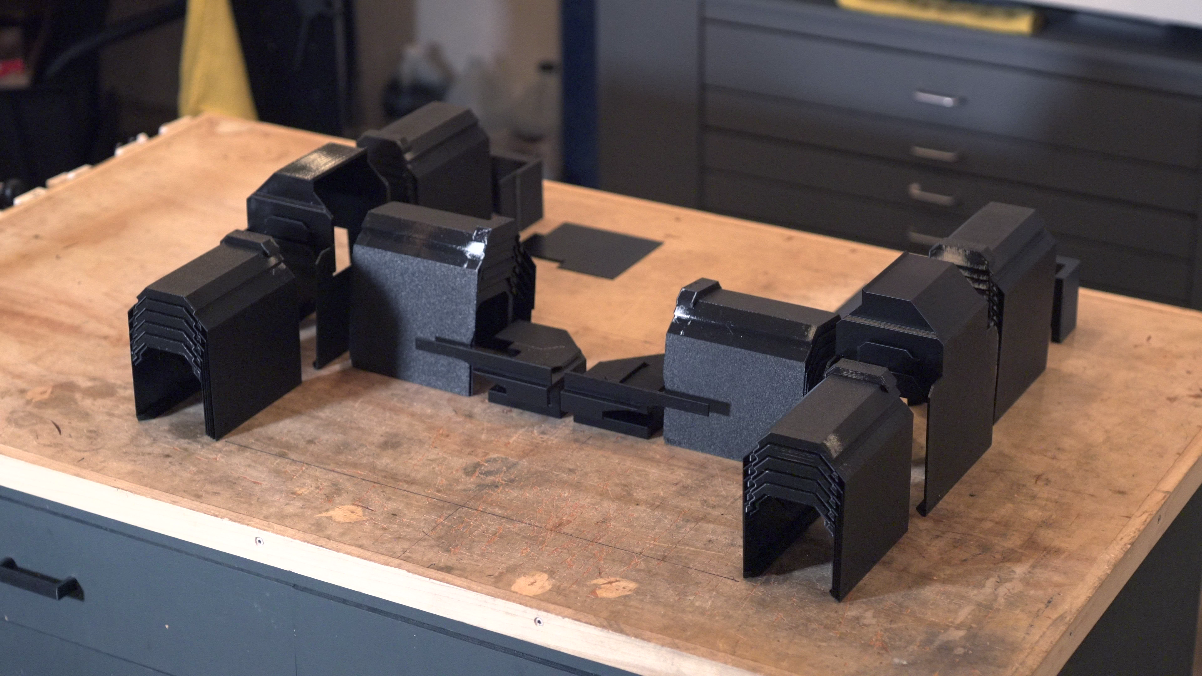MR-1 Rail Covers V2 Full Kit Printed
